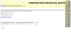 Desktop Screenshot of conspecs.com